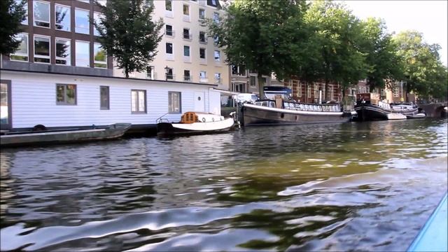 Нидерланды. Амстердам. Прогулка по каналам.