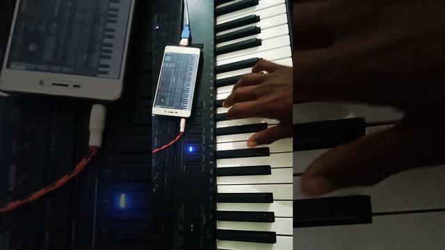 Jadu Teri nazar. Casio wk 7500. MIDI cable.ORG mobile piano смотреть онлайн