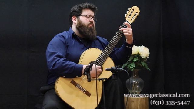 Nick Cutroneo Plays a Fabio Zontini at Savage Classical Guitar Studios смотреть онлайн