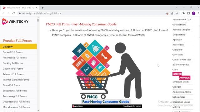FMCG Full Form | What is the Full Form of FMCG - FMCG Full Form - Fast-Moving Consumer Goods смотреть онлайн