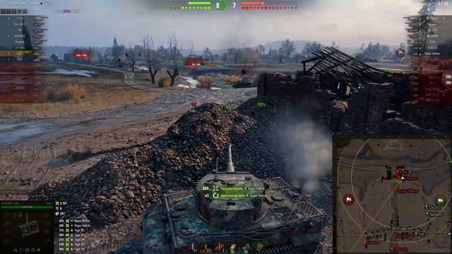 ШОК! ТИГР 1 МОЧИТ ДЕВЯТКИ! Хитрая тактика позволила ему сотворить нереальное в World of Tanks! смотреть онлайн