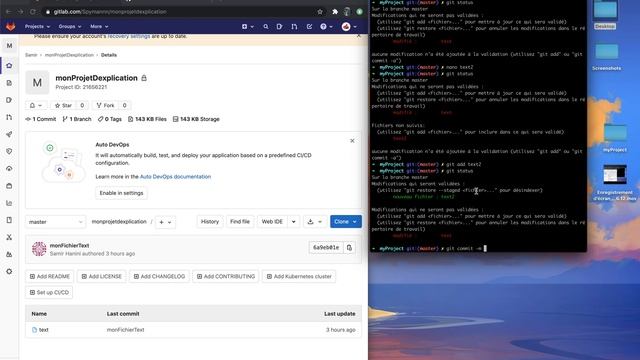 Git tuto DEBUTANT - add, commit, push - 2 (français) смотреть онлайн
