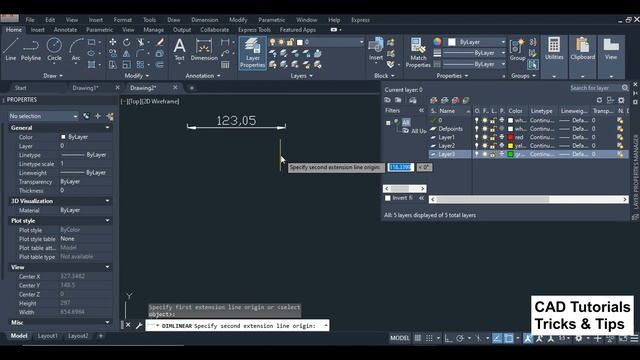 DIMLAYER AutoCAD,Dimension Layer Autocad, Set dimension layer Autocad,Autocad layer, Dimension laye смотреть онлайн