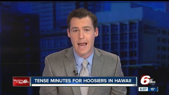 Hoosiers in Hawaii react to false ballistic missle threat alert: 'We were scared to death' смотреть онлайн