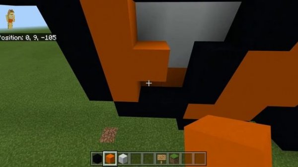 How to make a fox pixel art in minecraft