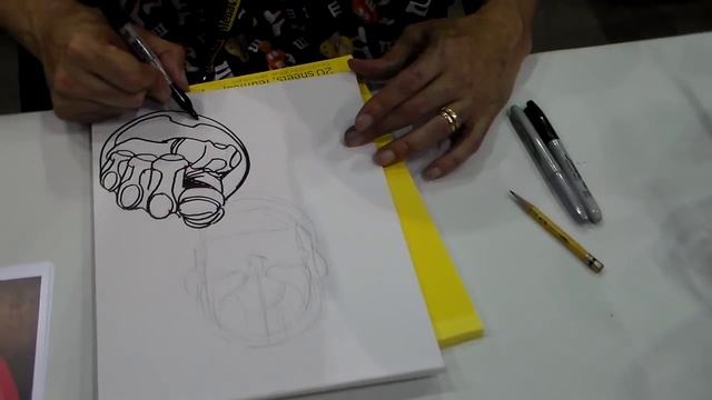 George Perez drawing Thanos смотреть онлайн