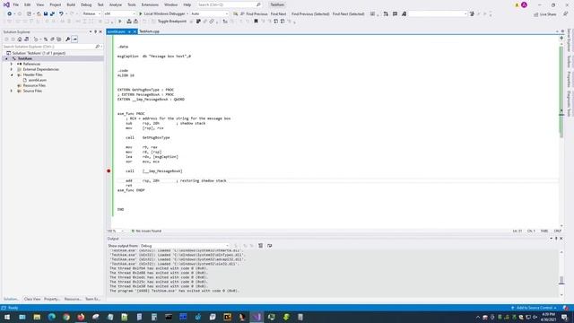 C++ and Assembly - Coding in x86, x64 Assembly Language in Visual Studio | Win32 смотреть онлайн