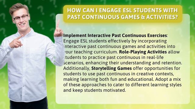 How Can I Engage ESL Students with Past Continuous Games & Activities? смотреть онлайн