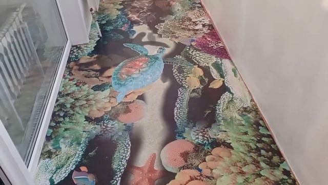Морское дно 3D пол на лоджии смотреть онлайн