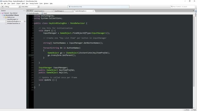 Unity Tutorial: Changing Hotkeys / Keybinds at Runtime with an Option Screen смотреть онлайн