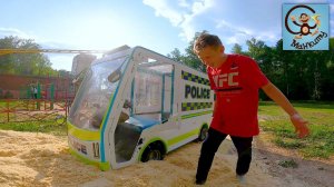 Дети и Машина. Даня и Диана, Машины и Опилки. Манкиту