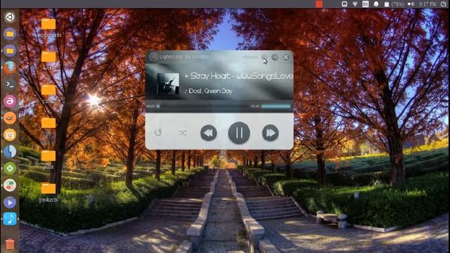 LightMusic beta- Ubuntu Linux Music player смотреть онлайн