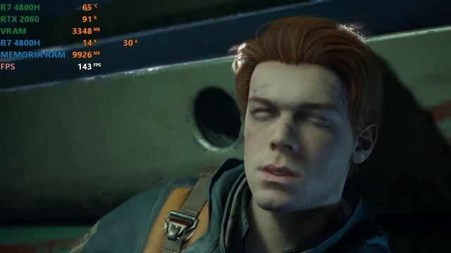 STAR WARS JEDI FALLEN ORDER HP OMEN 15 RTX 2060 RYZEN 7 4800H смотреть онлайн