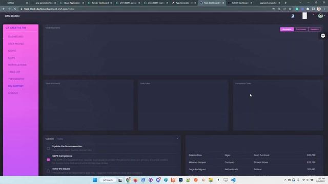 React Flask and HorizonUI - Generate and Go LIVE | AppSeed смотреть онлайн