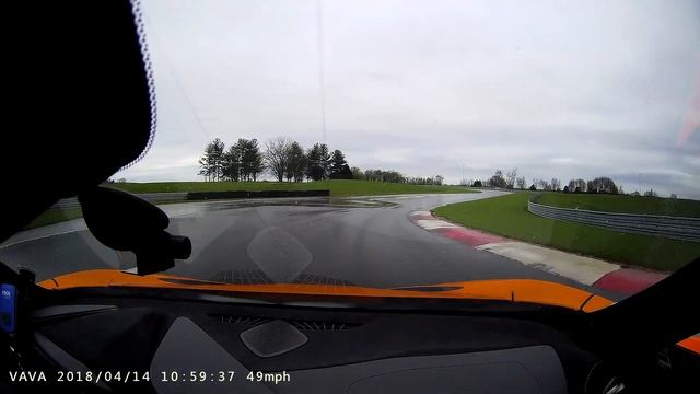 McLaren 720s at NCM track on Pirelli Sottozero 3 смотреть онлайн
