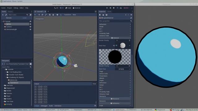 How to outline a 3D object in Godot | Game Dev Tutorial 4 смотреть онлайн