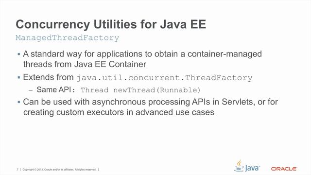 Concurrency Utilities for Java EE 1.0 смотреть онлайн