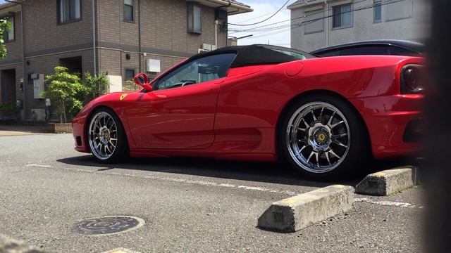ferrari f360 spider　エンジンスタート➡️幌open смотреть онлайн