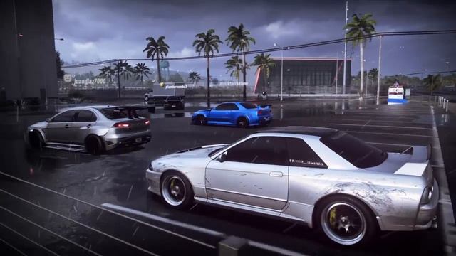 NFS Heat | JDM Car Meet - My Boosted R32 First Car Meet! Drag Racing w/ TT Acura RSX, Evo, & More смотреть онлайн