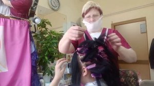 Длаем прикорневой объем.Флисинг + клип ап.