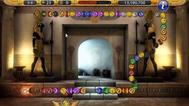 Luxor 2 HD Stage 9-8 Guardians of the Tomb смотреть онлайн