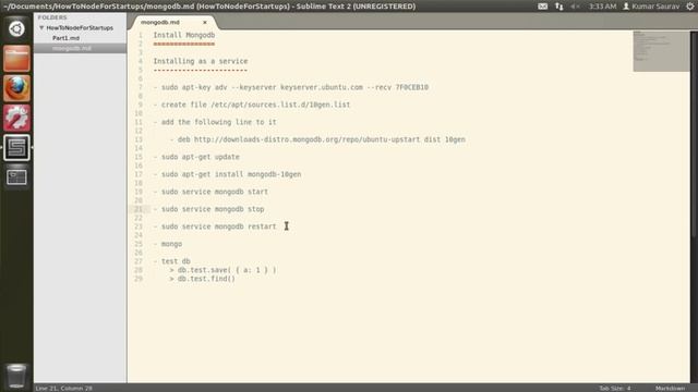 How to install MongoDB on Ubuntu смотреть онлайн