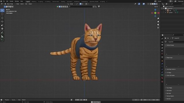 Stray Cat made using Blender | InvoGames Studio смотреть онлайн