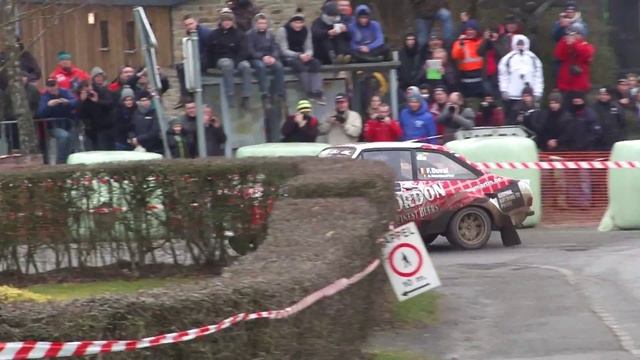 François Duval Ford Escort RS1800 Mk.II @ Legend Boucles de Spa 2014 смотреть онлайн