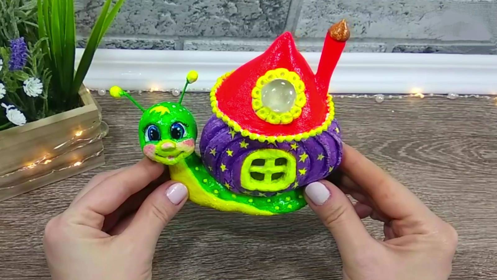 Улитка. Поделки. DIY. смотреть онлайн