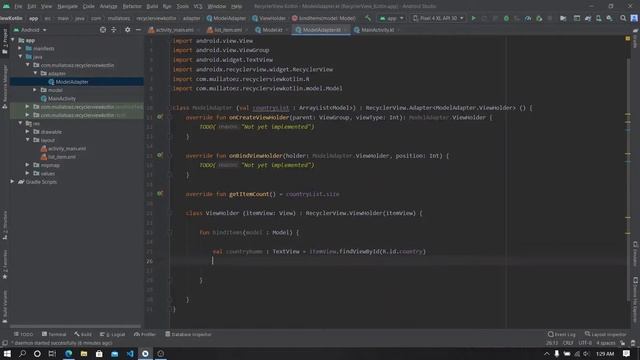 Simple Recyclerview in Android with Source Code - Android Studio Tutorial (Kotlin) смотреть онлайн