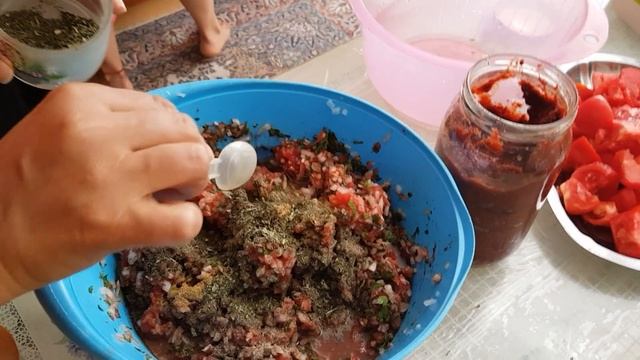 ТУРЕЦКАЯ КУХНЯ- ДОЛМА ИЗ ПЕРЦЕВ / РЕЦЕПТ БЕЗ ТОЧНЫХ ПРОПОРЦИЙ !!!