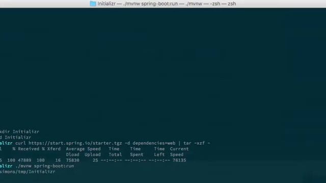 start.spring.io with curl смотреть онлайн