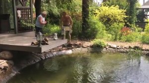 ОФОРМЛЯЕМ БЕРЕГ ПРУДА