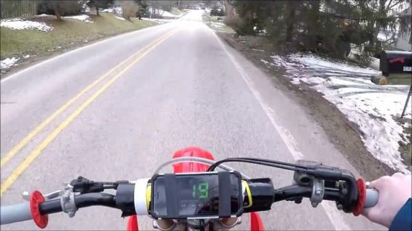 Honda Crf150r Top Speed Run