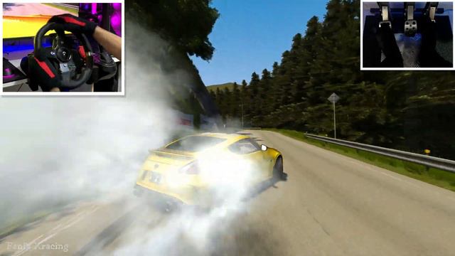 Nissan 370z | Drifting - Assetto Corsa - Tsuchisaka | Steering Wheel Gameplay |4k| смотреть онлайн