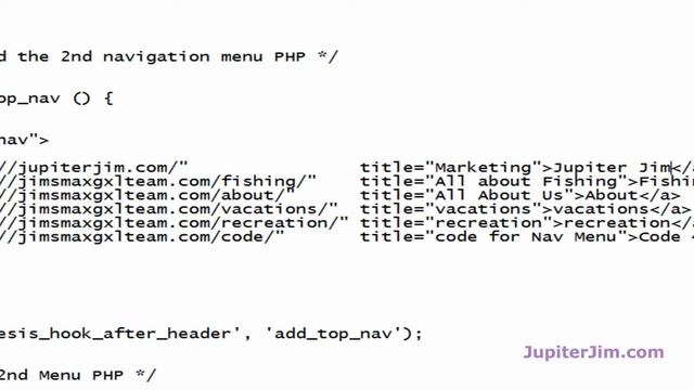 Thesis Tutorial: Add a Second Navigation Menu to blog using WordPress Thesis Theme 1.8.2 смотреть онлайн