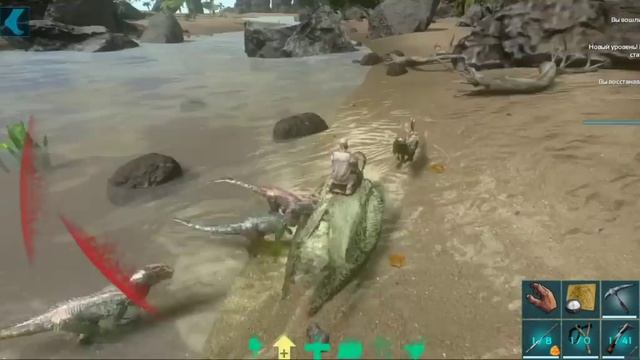 НОВОЕ ВЫЖИВАНИЕ В ARK MOBILE! ГИГАНОТОЗАВР НА СТАРТЕ! Часть 1|#ark #arkmobile #аркмобайл #арк #like смотреть онлайн