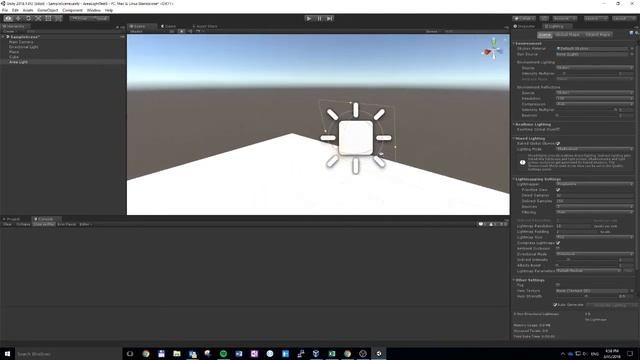 Unity 2018.1 area lights problem - workaround below смотреть онлайн