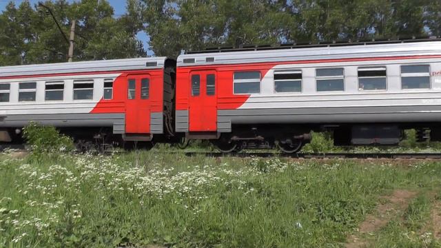 Электропоезд ЭР2Р-7081 перегон Петелино - Голицыно смотреть онлайн