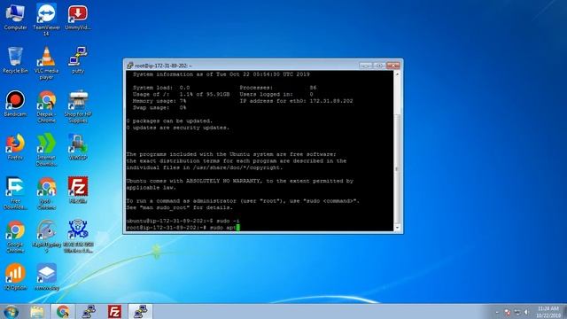 Part - 1 | Full Process of Laravel Project Uploading on Live Server Ubuntu AWS | Apache2 Install | смотреть онлайн