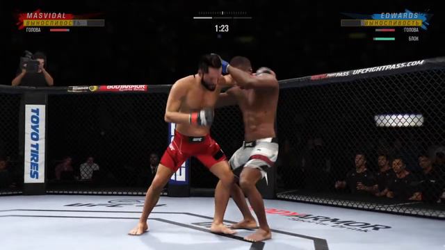 Бой Хорхе Масвидаль vs Леон Эдвардс UFC 269 смотреть онлайн