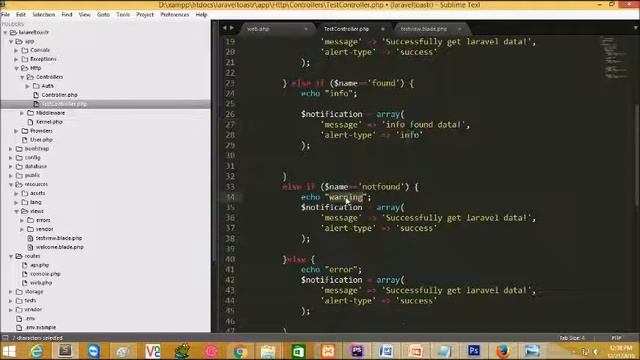 How to alert in Laravel using Toastr | Laravel easy Notifications смотреть онлайн