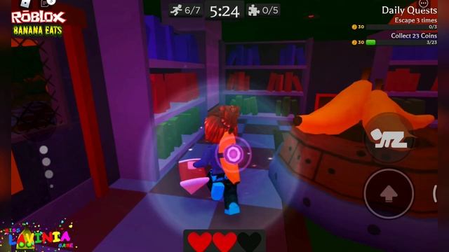 ПОБЕГ ОТ Banana Eats в Gameplay Roblox игра как Пигги Roblox не пропусти! смотреть онлайн