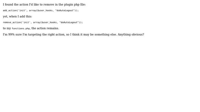 Wordpress: Removing this filter added by a plugin смотреть онлайн