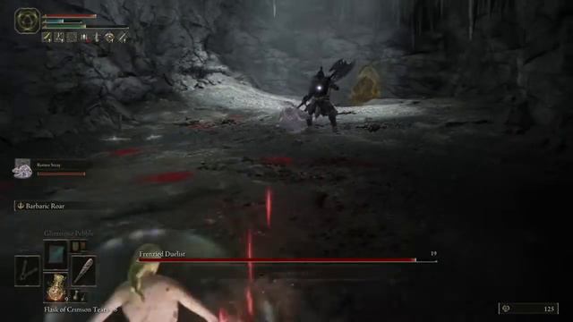Elden Ring Gaol Cave Frenzied Duelist Lvl 1 Club смотреть онлайн