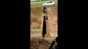 Копаем фундамент своими силами, мотоблоком