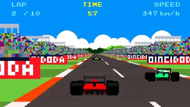 Max Downforce pseudo 3d racing game WIP 2019-06-15 смотреть онлайн