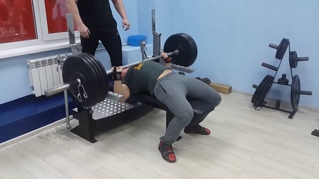 Жим лежа 160кг - Машуков Андрей смотреть онлайн