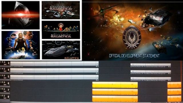 Battlestar Galcatica Colonial Anthem best of Mix смотреть онлайн