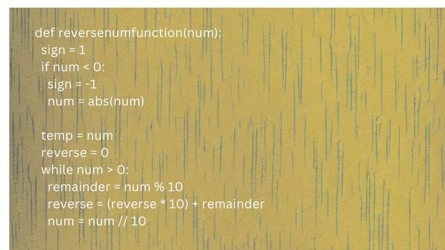 Write a program to reverse a negative number in Python смотреть онлайн